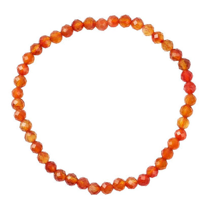 Ignite Your Energy | Carnelian Energy Bracelet (4mm) - Crystal Nest
