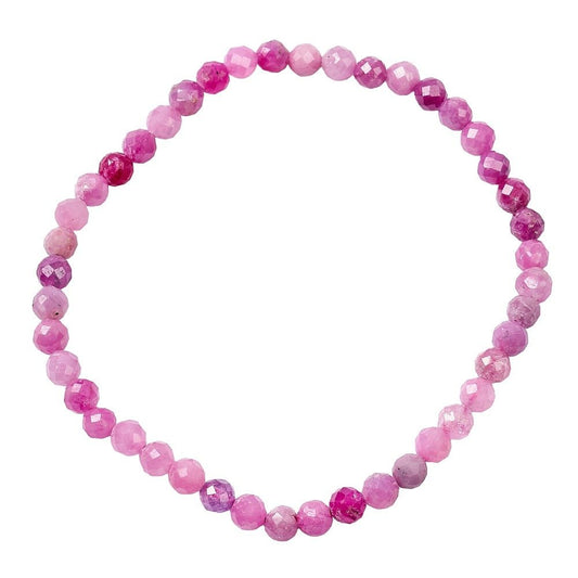 Ignite Your Passion | Ruby Energy Bracelet (4mm) - Crystal Nest