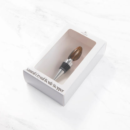 Crystal Bottle Stoppers | Gemstone Wine & Oil Bottle Toppers - Crystal Nest