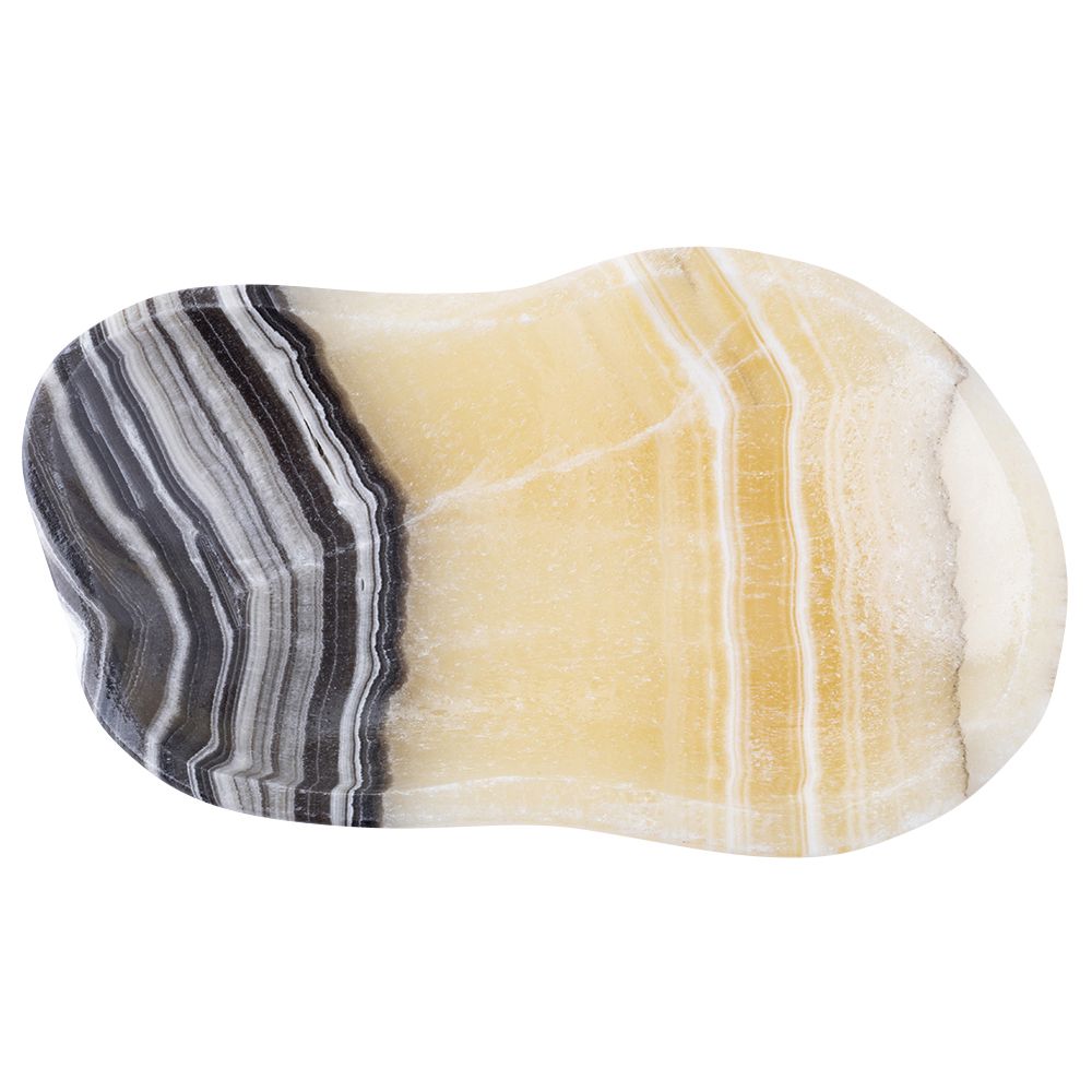 Zebra Onyx Bowl | Irregular Form - Crystal Nest