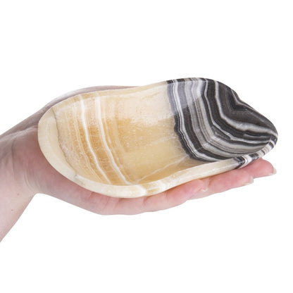 Zebra Onyx Bowl | Irregular Form - Crystal Nest