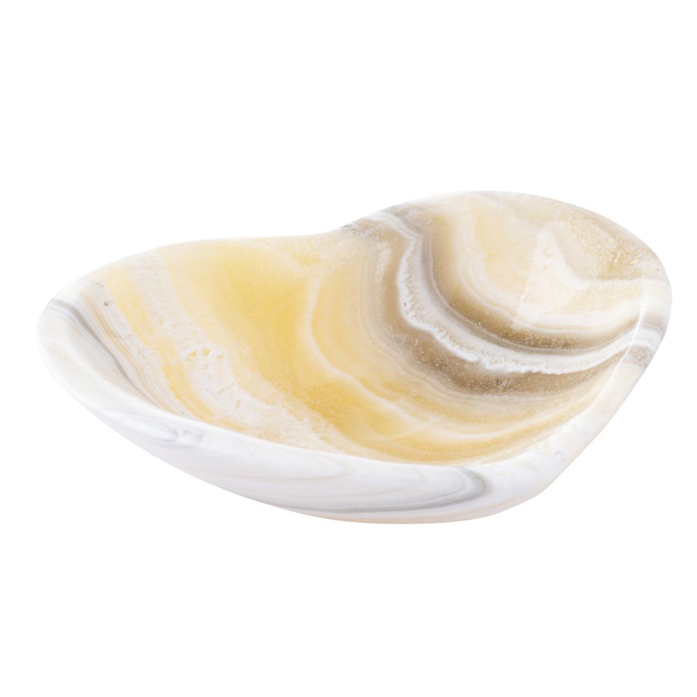 Zebra Onyx Heart Bowl - Crystal Nest