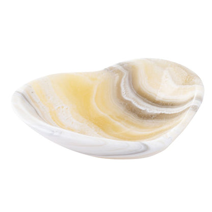 Zebra Onyx Heart Bowl - Crystal Nest