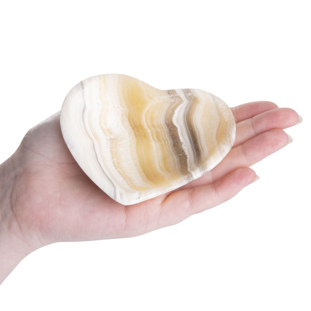 Zebra Onyx Heart Bowl - Crystal Nest