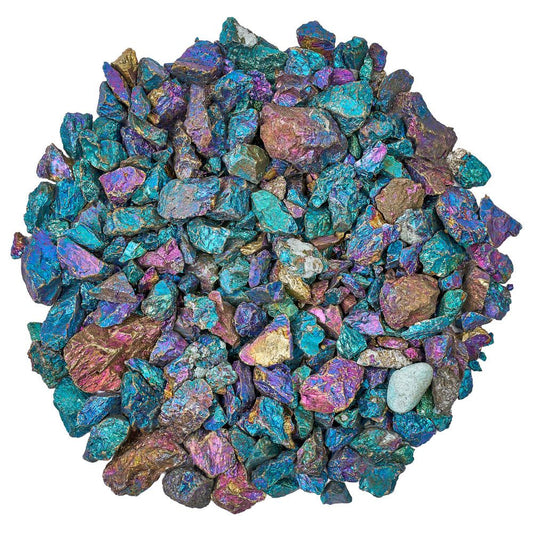 Chalcopyrite Rough Chips - 40g Bag - Crystal Nest