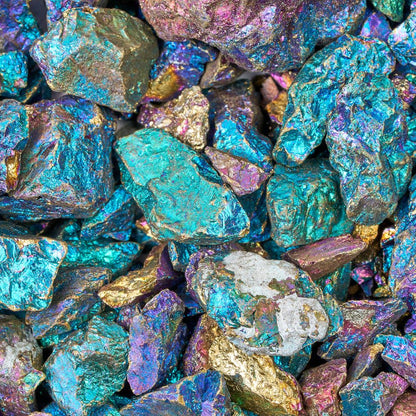 Chalcopyrite Rough Chips - 40g Bag - Crystal Nest