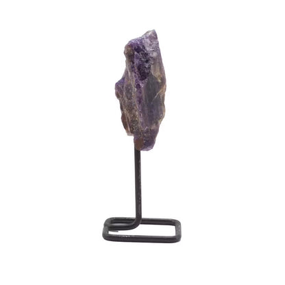 Amethyst Crystal on Metal Stand