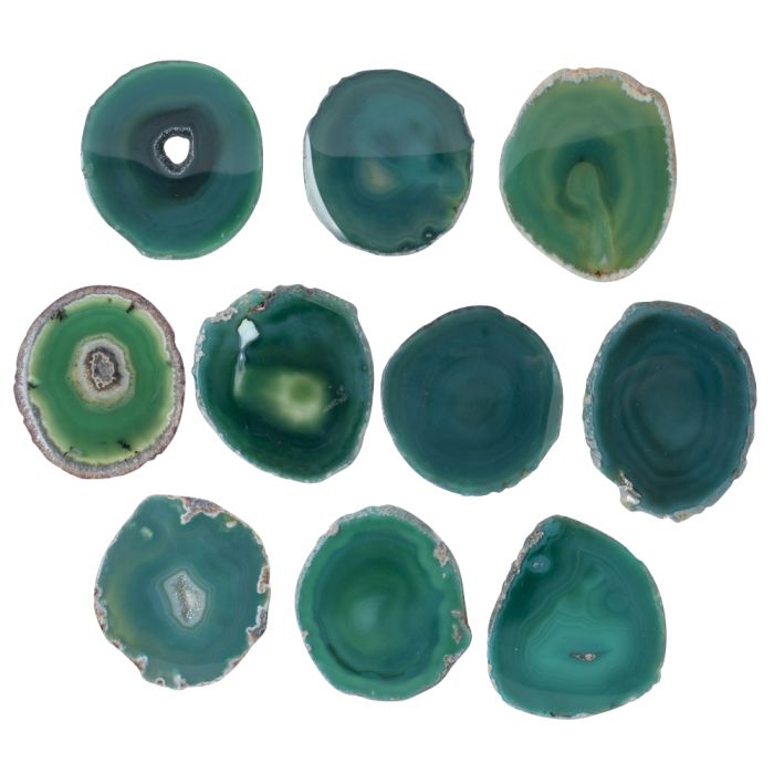 Green Agate Slice