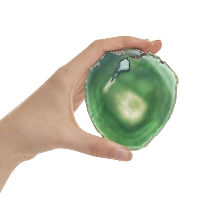 Green Agate Slice