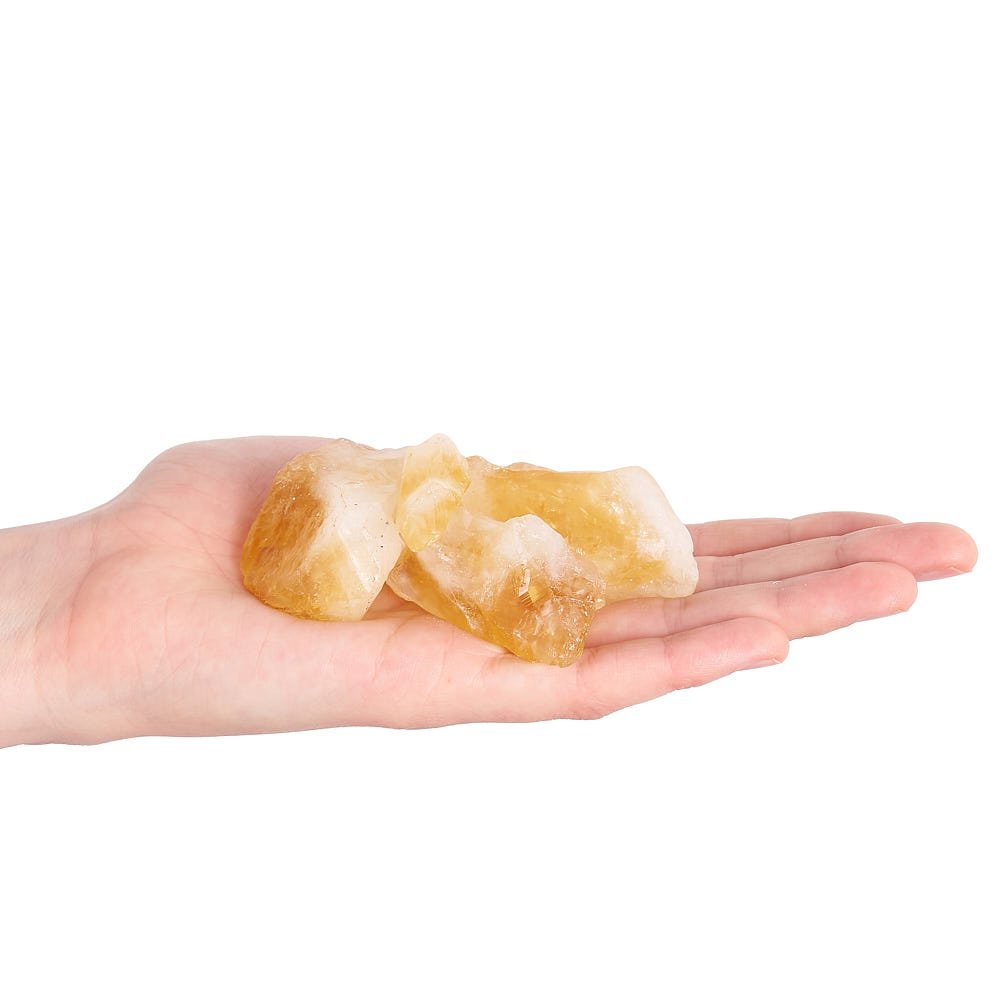 Citrine Crystal Set - 3 or 5 Pieces | Abundance & Manifestation Stones - Crystal Nest