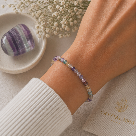 Clear Your Mind | Fluorite Energy Bracelet (4mm)