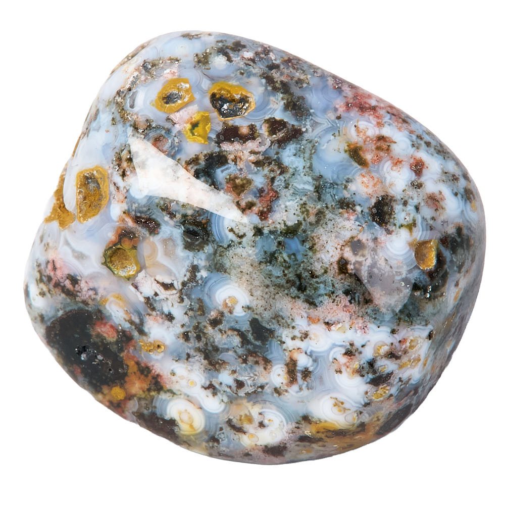 Ocean Jasper Tumblestone | Medium - Crystal Nest