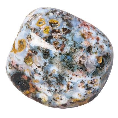 Ocean Jasper Tumblestone | Medium - Crystal Nest