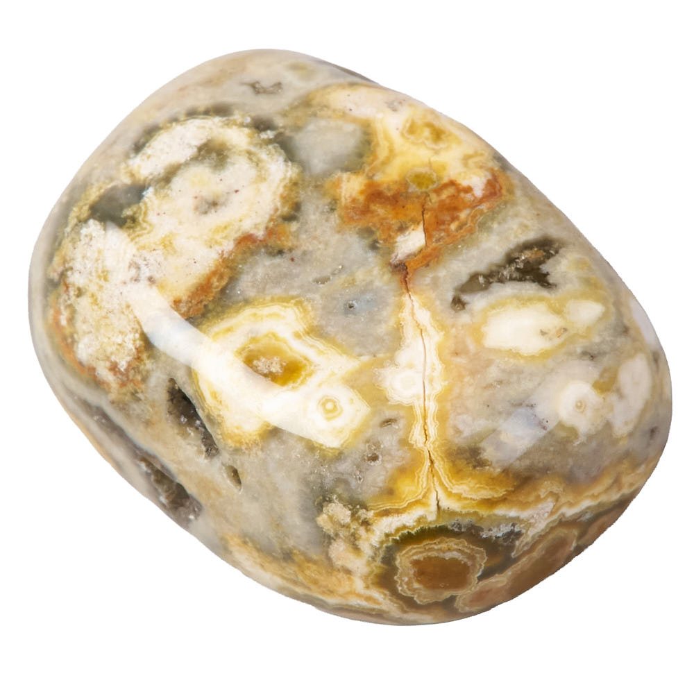 Ocean Jasper Tumblestone | Medium - Crystal Nest