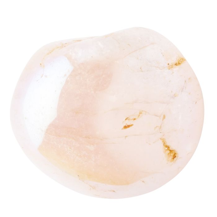 Rose Aura Quartz Tumblestone - Large