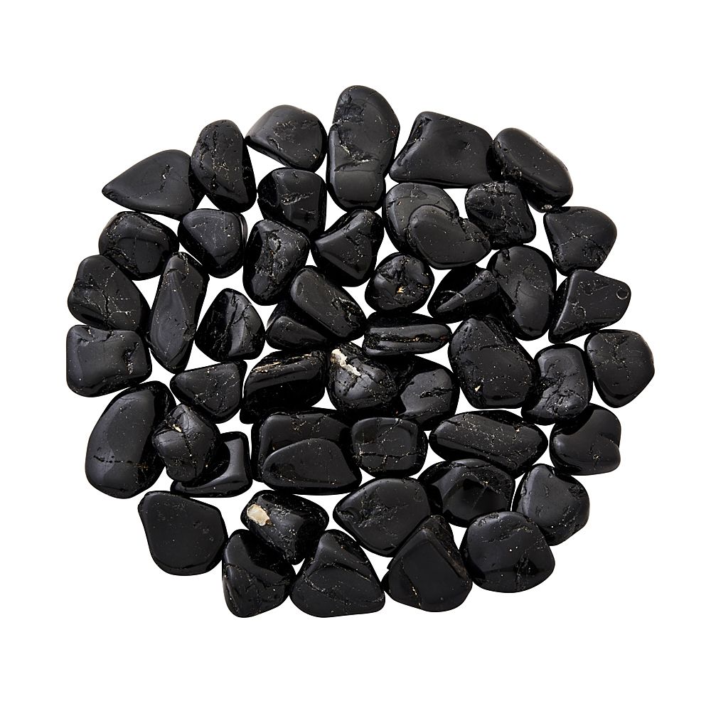 Black Tourmaline Tumblestone - Medium