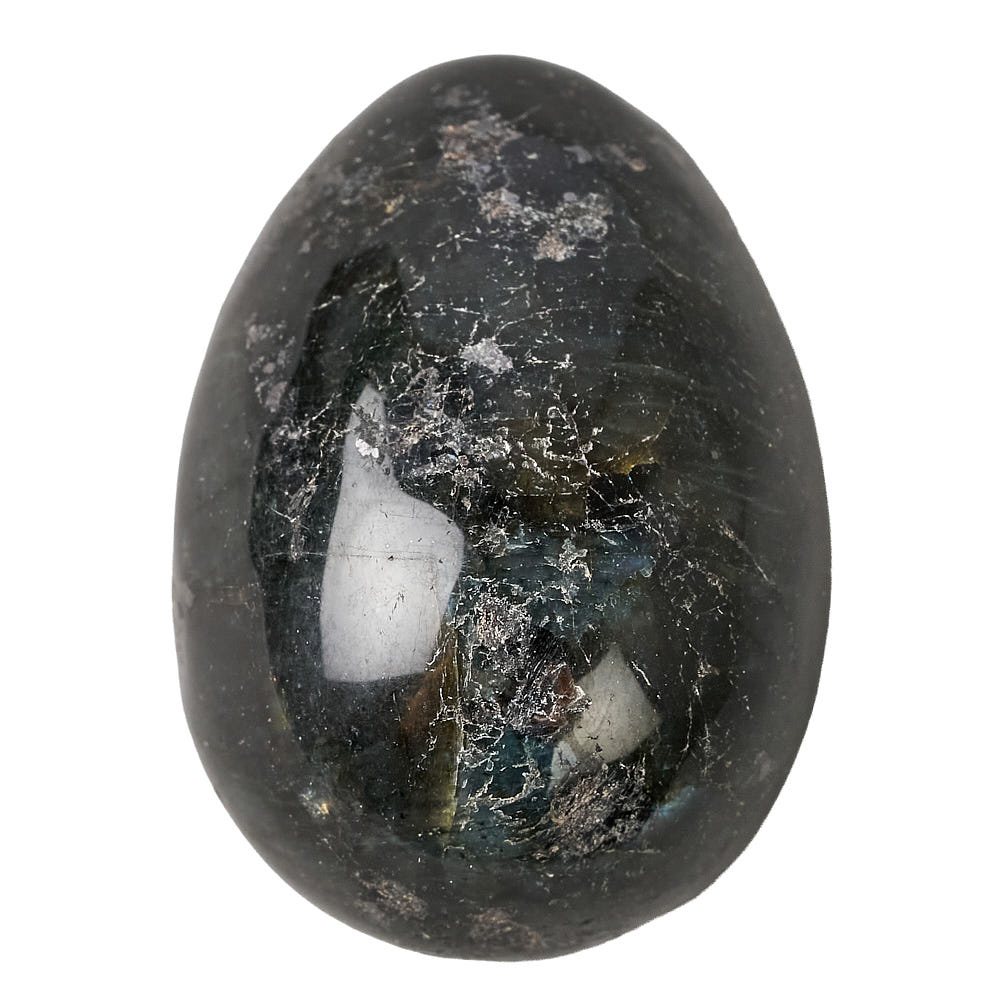 Larvikite Polished Crystal Egg | Protection & Grounding Gemstone - Crystal Nest