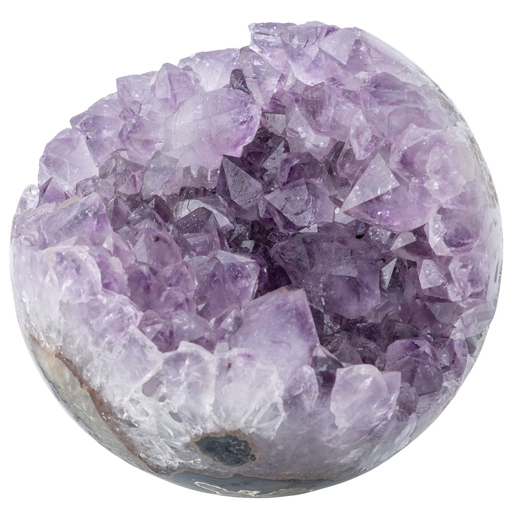 Amethyst Geode Sphere - Crystal Nest