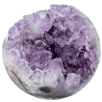 Amethyst Geode Sphere | Natural Crystal Cluster Ball