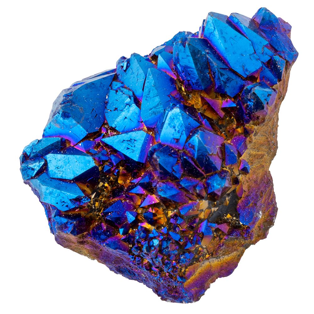 Aura Druzy Crystal Clusters - Crystal Nest