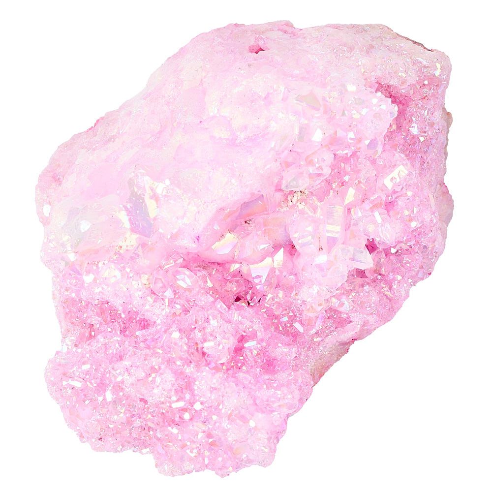 Aura Druzy Crystal Clusters - Crystal Nest