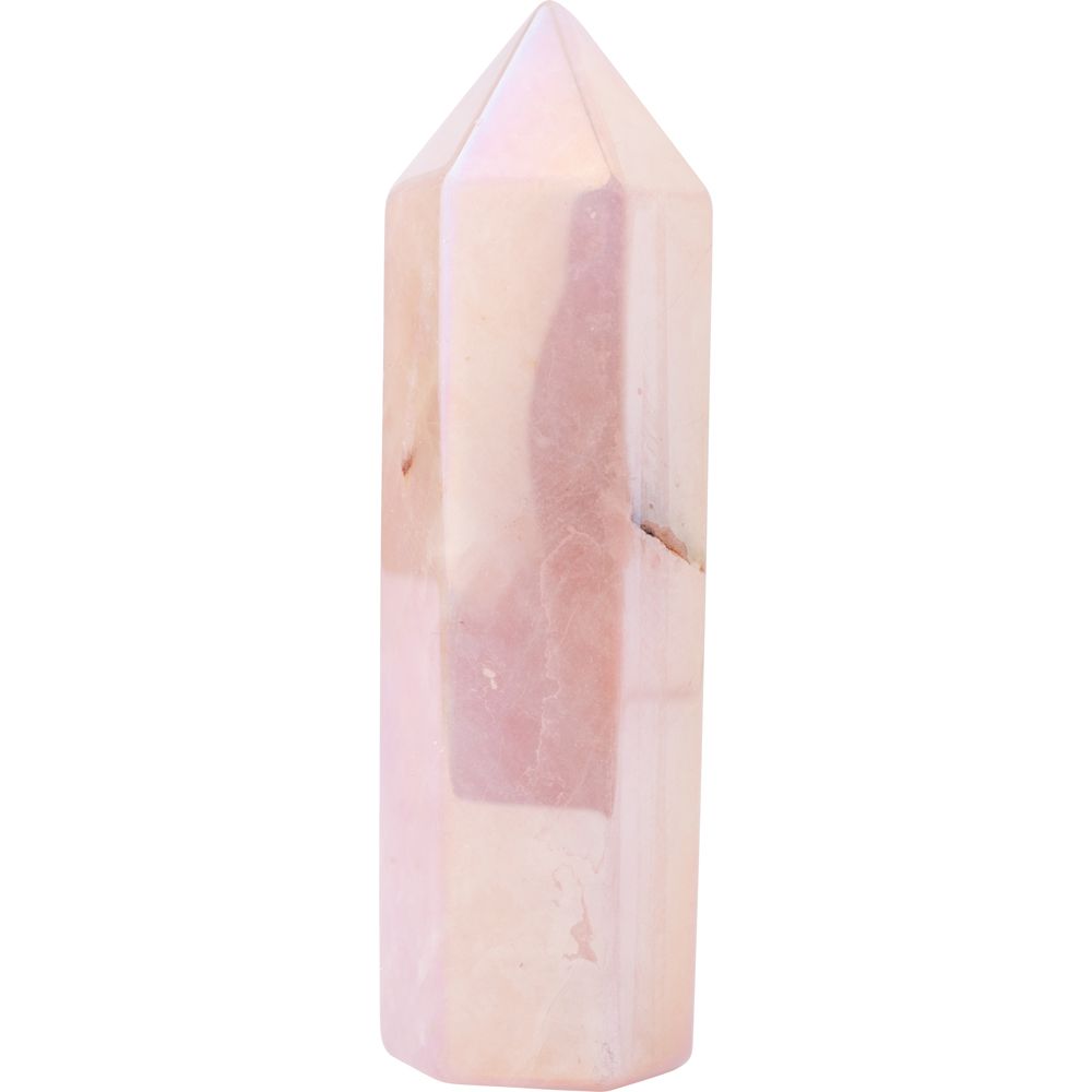 Rose Aura Quartz Polished Point