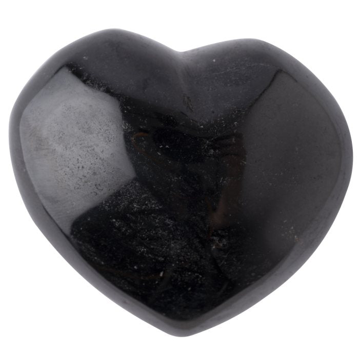 Black Tourmaline Puff Heart in Gift Box - Crystal Nest