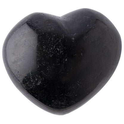 Black Tourmaline Puff Heart in Gift Box - Crystal Nest