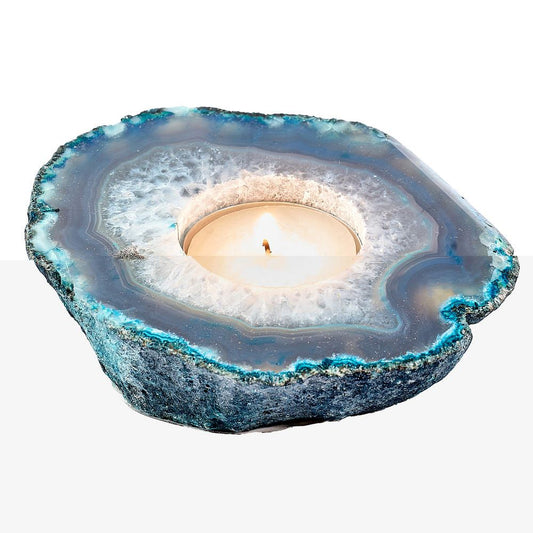 Blue Agate Tealight Holder