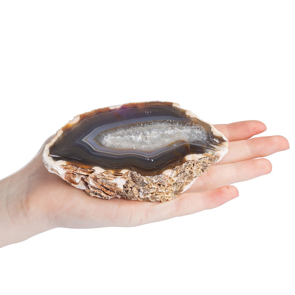 Agate Incense Holder | Natural Crystal Slice
