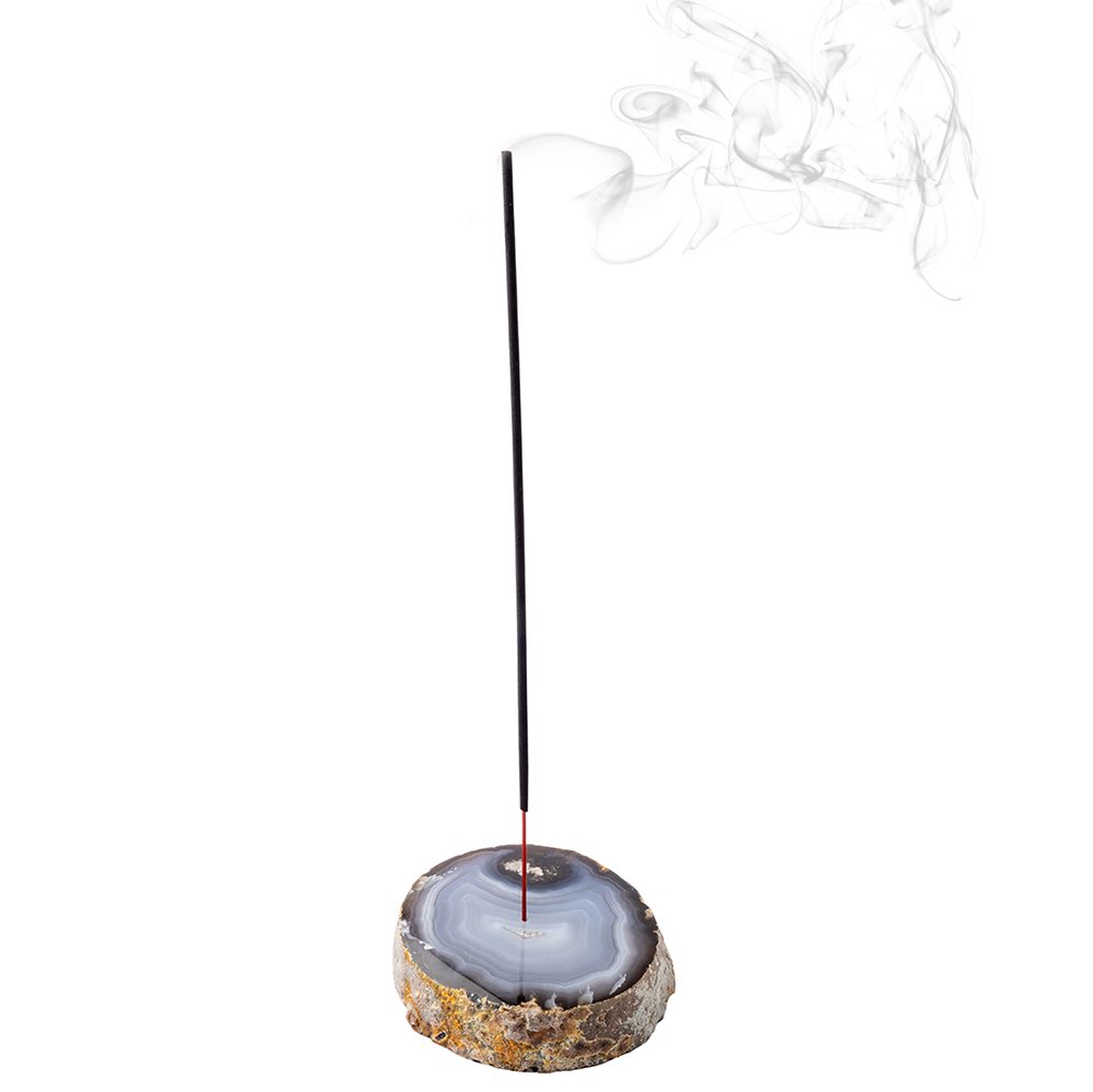 Agate Incense Holder | Natural Crystal Slice