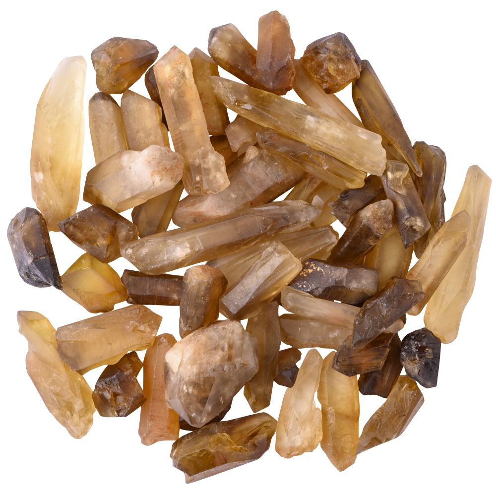 Natural Rough Citrine | Mixed Sizes & Shapes | 250g & 500g Bags