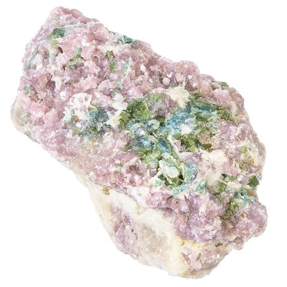 Rough Lepidolite with Tourmaline | Calming & Protective Crystal