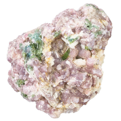 Rough Lepidolite with Tourmaline | Calming & Protective Crystal