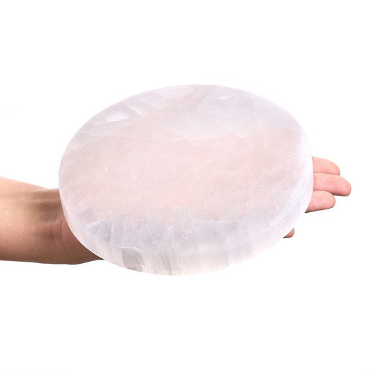 Selenite Charging Disc | 15cm - Crystal Nest