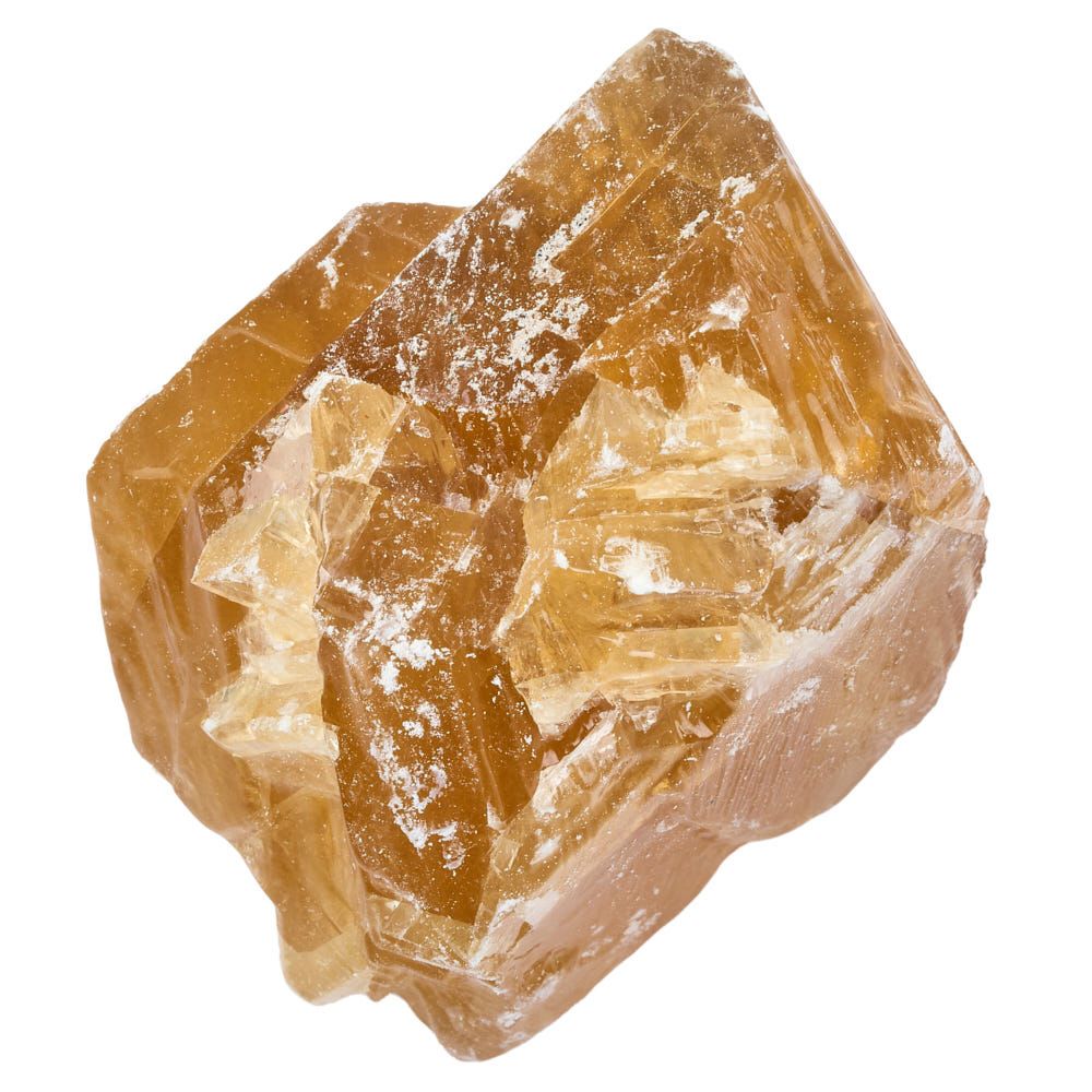 Honey Calcite Raw Chunk | Crystal for Confidence, Clarity & Motivation