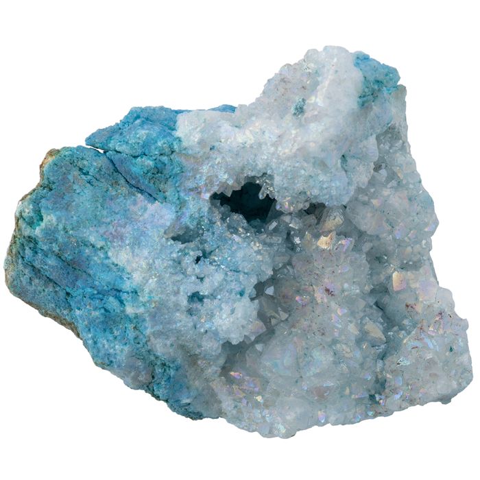 Aura Druzy Crystal Clusters - Crystal Nest