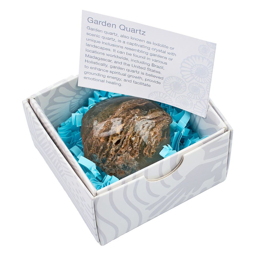 Polished Garden Quartz | Gift Boxed with ID Card - Crystal Nest