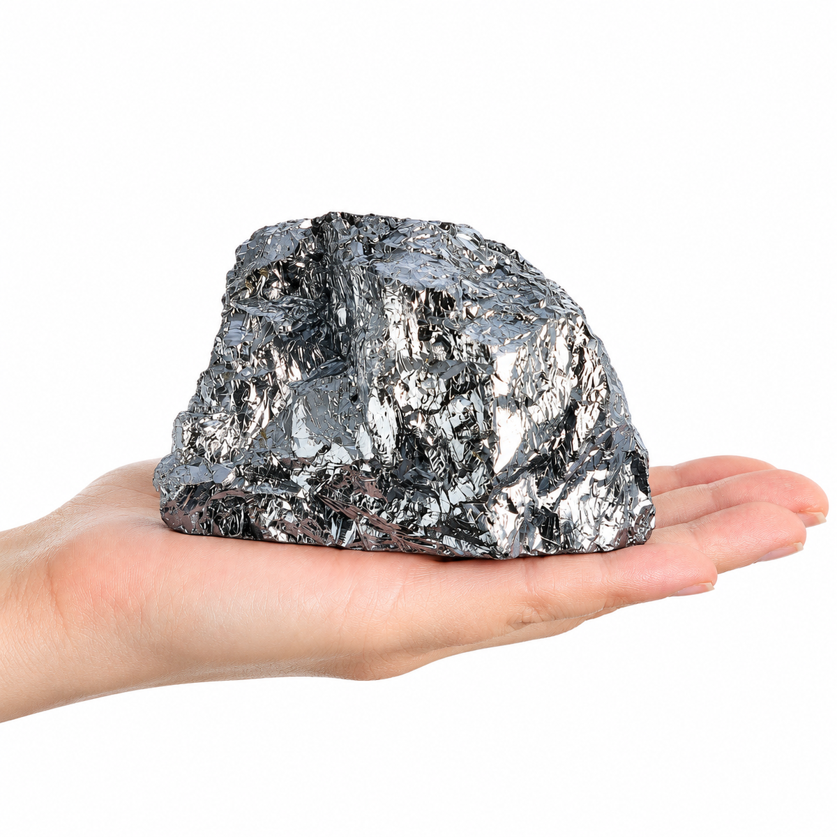 Rough Silicon Crystal Specimen | 300–500g - Crystal Nest