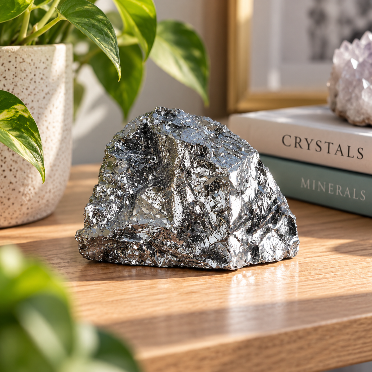 Rough Silicon Crystal Specimen | 300–500g - Crystal Nest