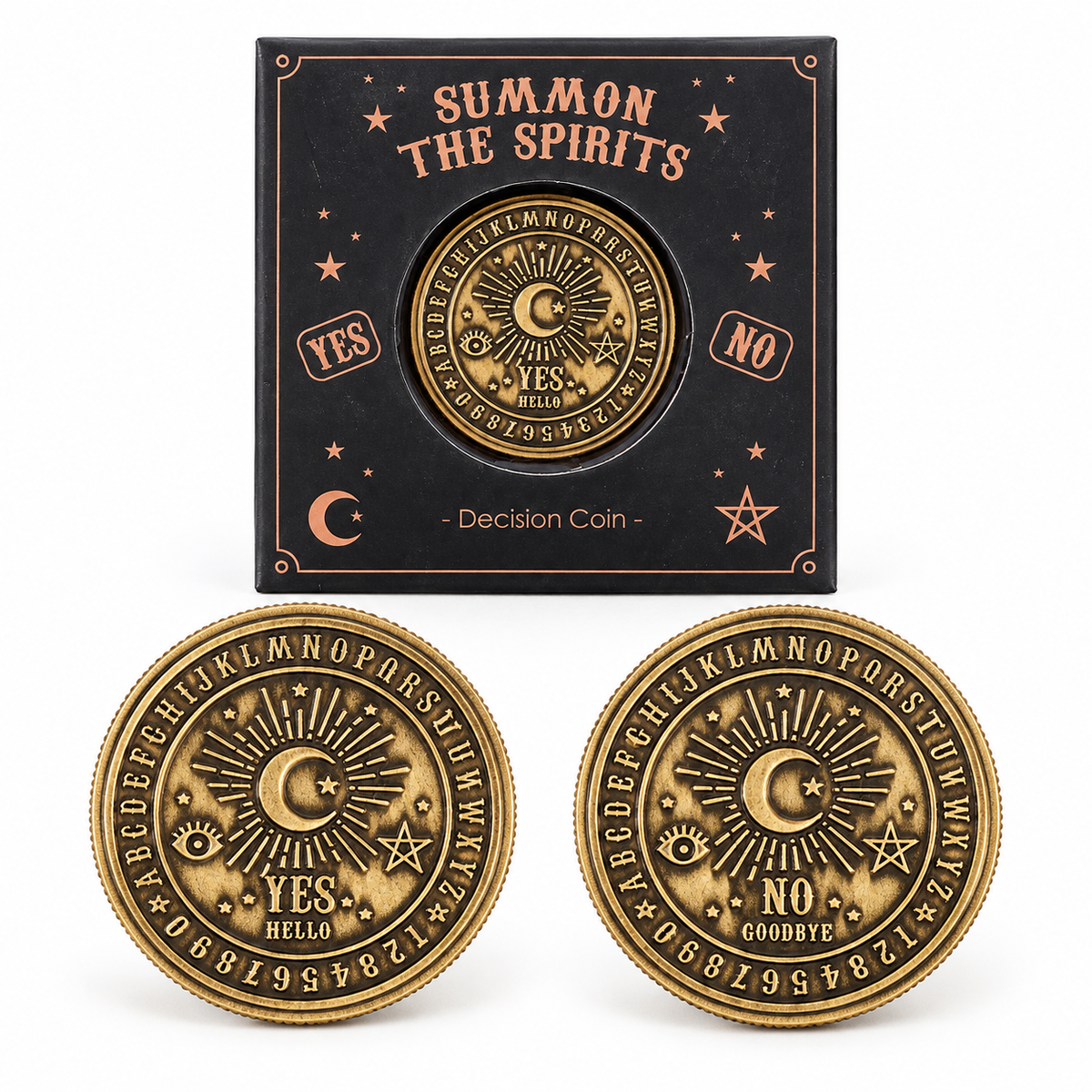 Yes or No Decision Coin | Pocket Divination & Decision Maker