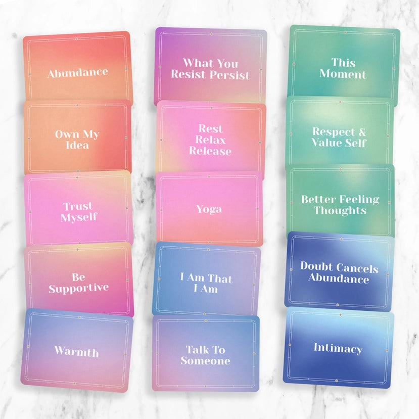 Daily Guidance Cards | Mindfulness & Self-Discovery Deck - Crystal Nest