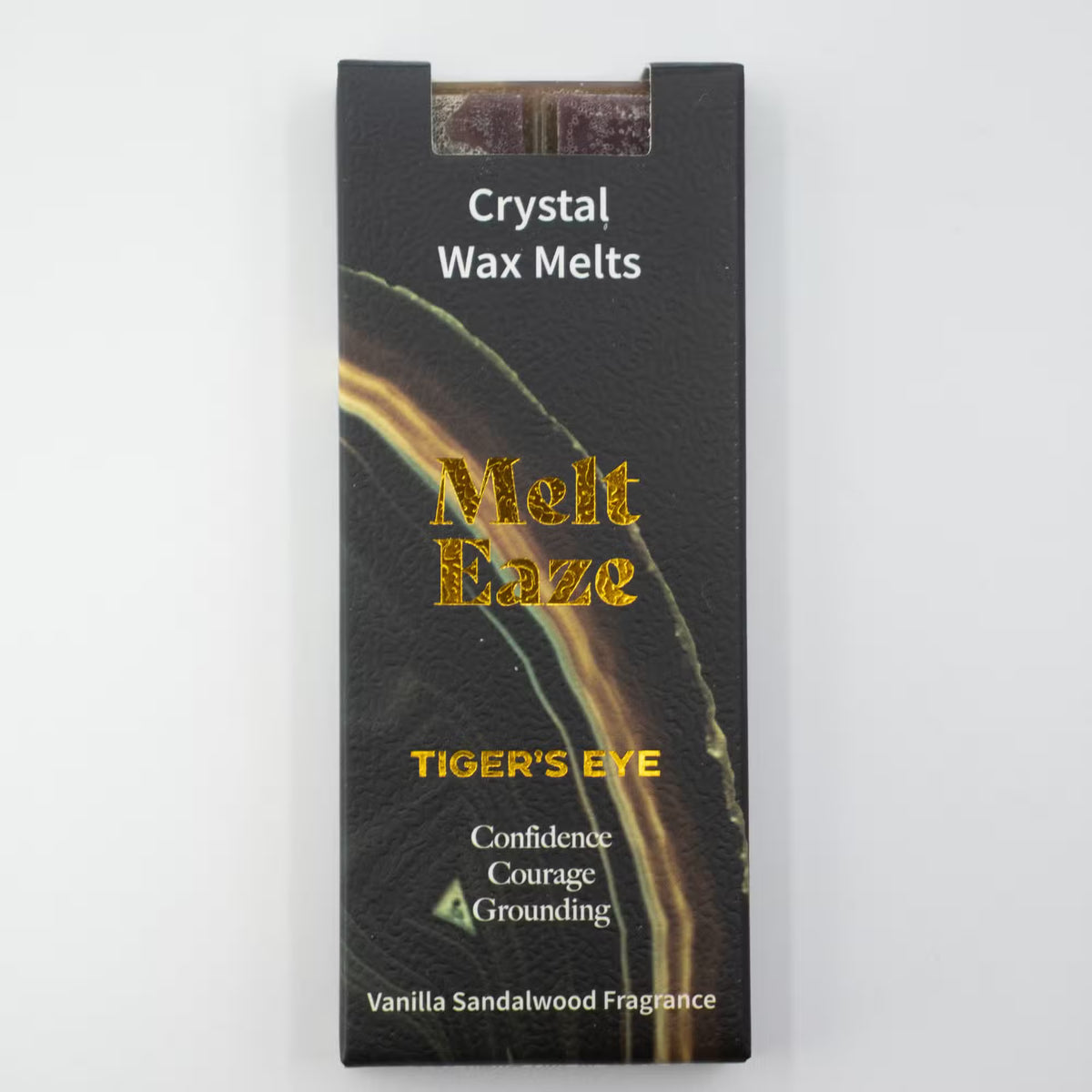 Vanilla Sandalwood & Tiger Eye Crystal Wax Melts