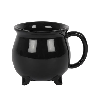 Witches Brew Black Ceramic 5-Piece Cauldron Tea Set