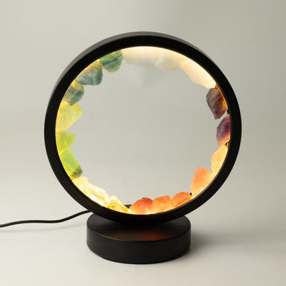 Rainbow Chakra Crystal Halo USB Lamp