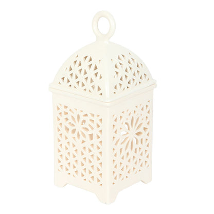 Ceramic Multi-Purpose Lantern Burner | Fragrance Oil, Wax & Incense Cones - Crystal Nest