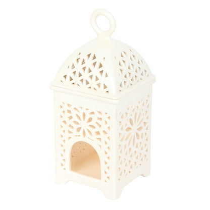 Ceramic Multi-Purpose Lantern Burner | Fragrance Oil, Wax & Incense Cones - Crystal Nest