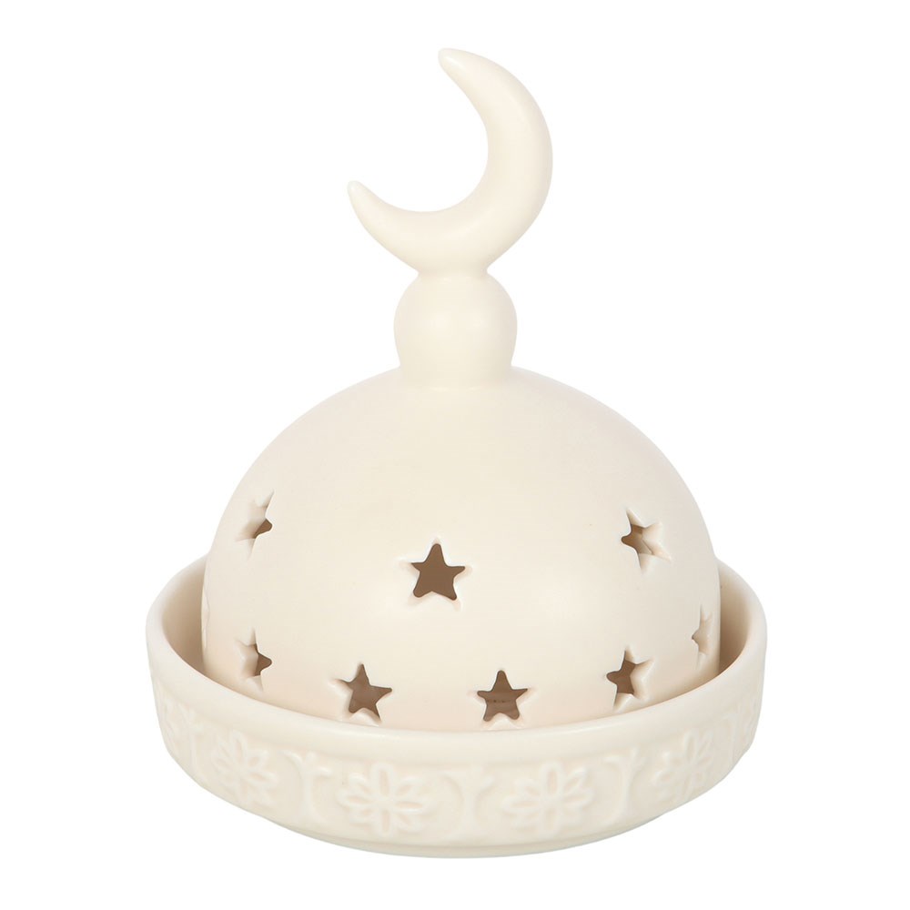 Mosque Incense Cone & Tealight Holder - Crystal Nest