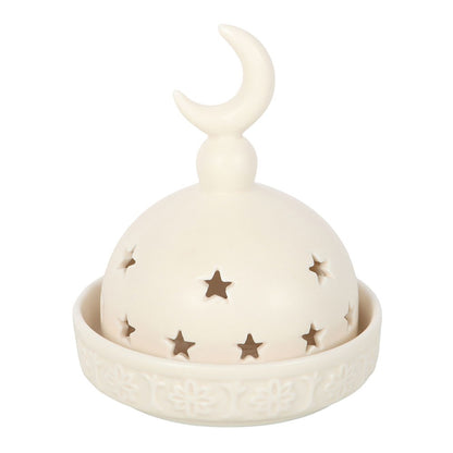 Mosque Incense Cone & Tealight Holder - Crystal Nest