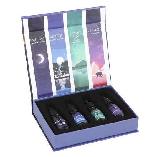 The Sleep Collection Blended Essential Oil Set - Crystal Nest